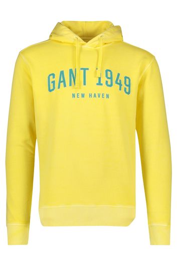 Capuchon sweater Gant geel