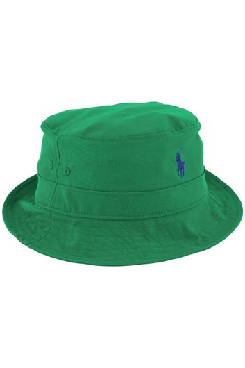 Polo Ralph Lauren bucket hat groen effen 