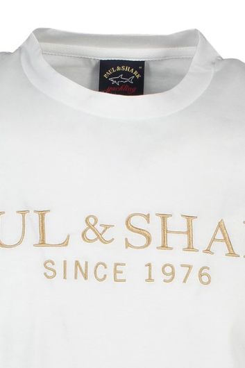 Paul & Shark t-shirt wit logo