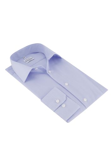 Seidensticker overhemd lichtblauw Shaped streepje