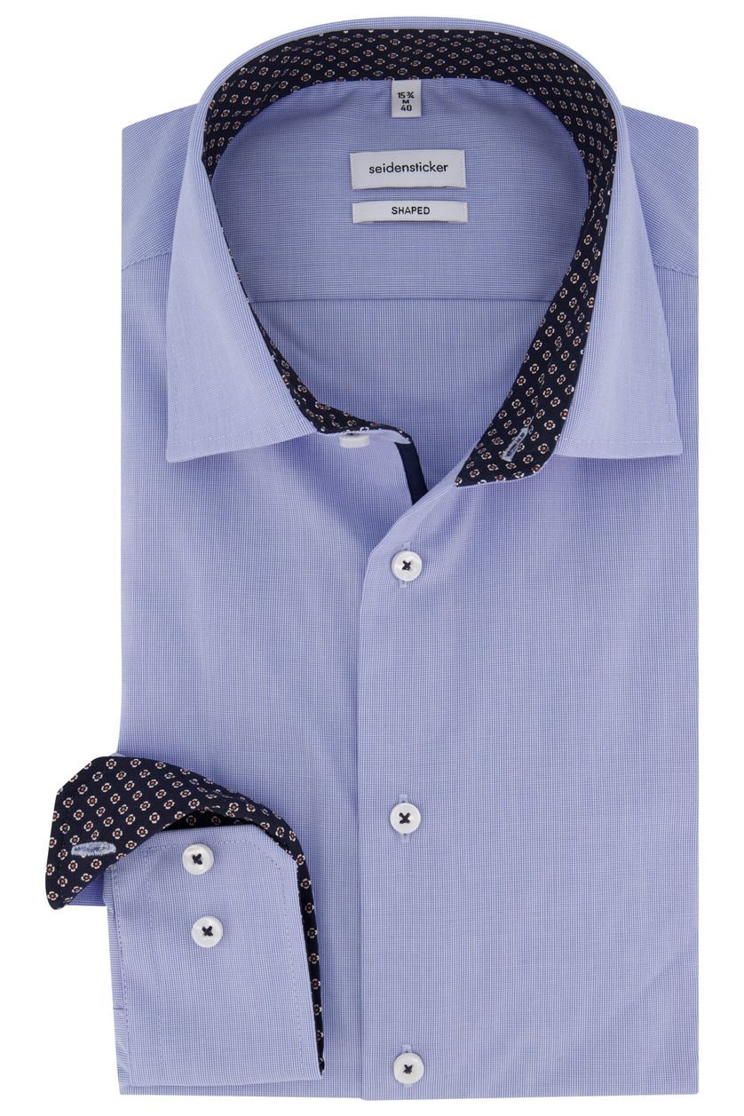 Overhemd Seidensticker Shaped lichtblauw