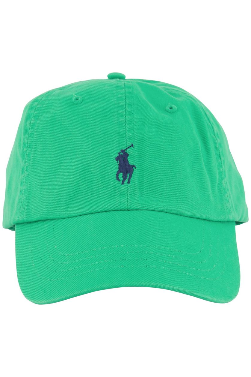 Polo Ralph Lauren cap groen effen met logo