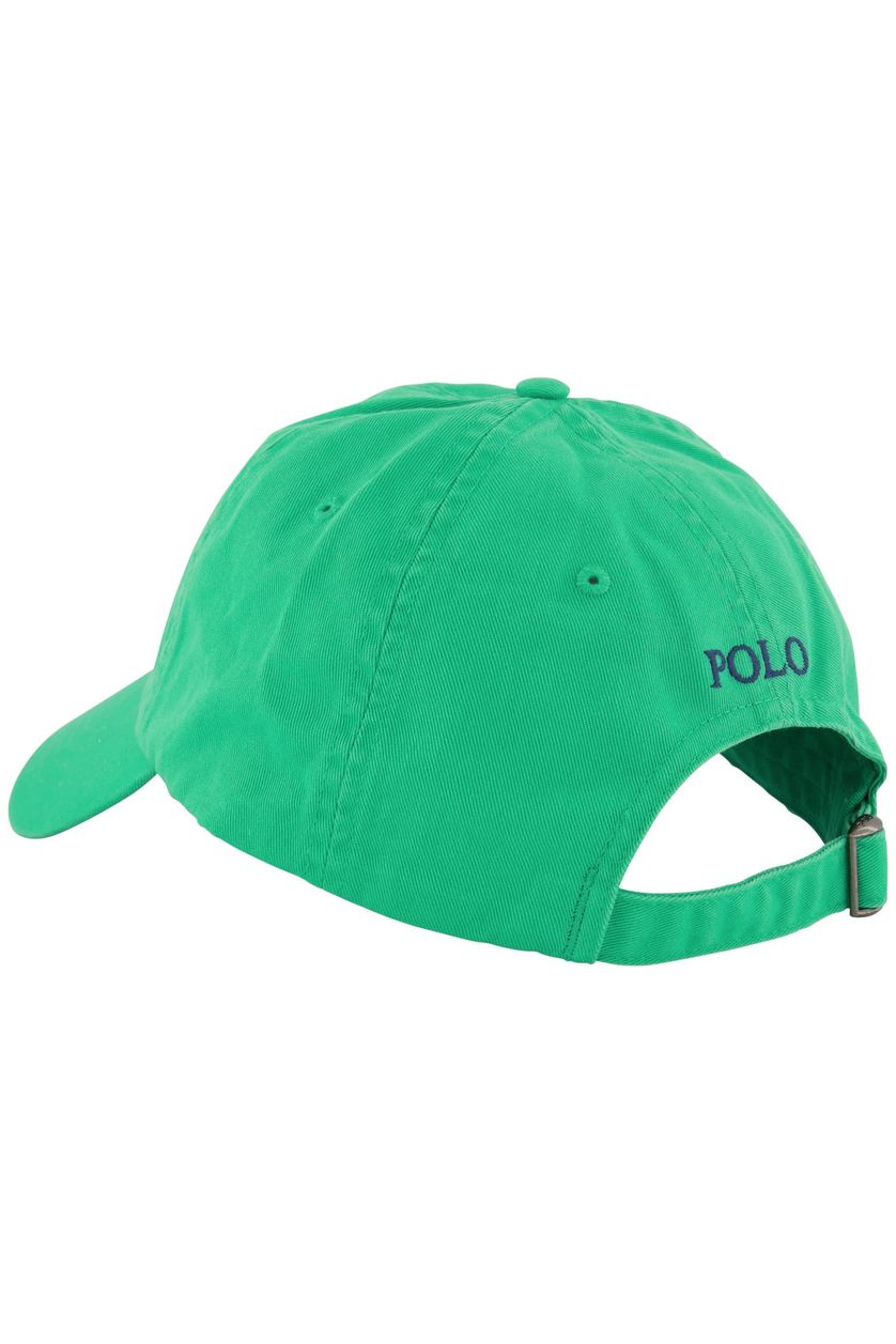 Polo Ralph Lauren cap groen effen met logo