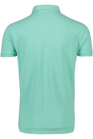 Polo Slim Fit Ralph Lauren mint groen met logo