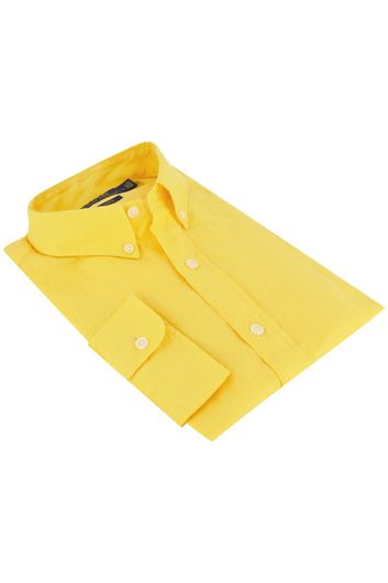 Overhemd Ralph Lauren geel Slim Fit