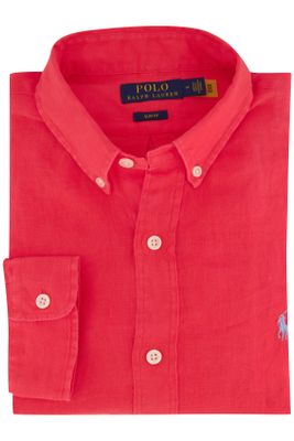 Polo Ralph Lauren Overhemd Ralph Lauren rood Slim Fit