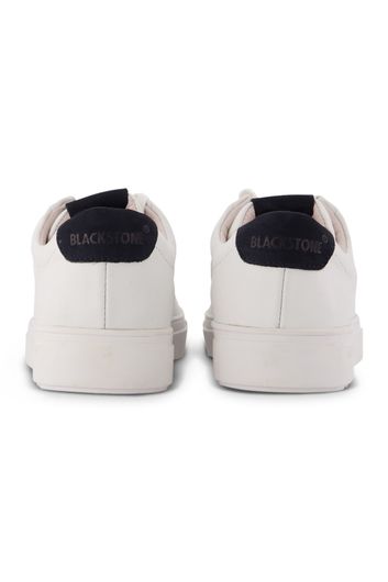 Sneakers Blackstone wit met zwart detail
