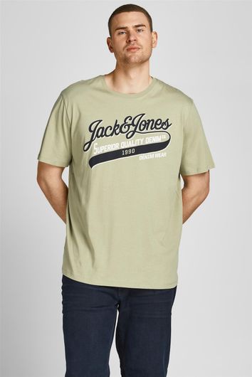 Jack & Jones t-shirt groen met print