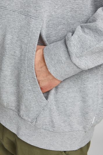Jack & Jones Plus Size hoodie grijs gemeleerd