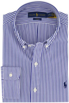 Polo Ralph Lauren Overhemd Ralph Lauren blauw wit gestreept Slim Fit