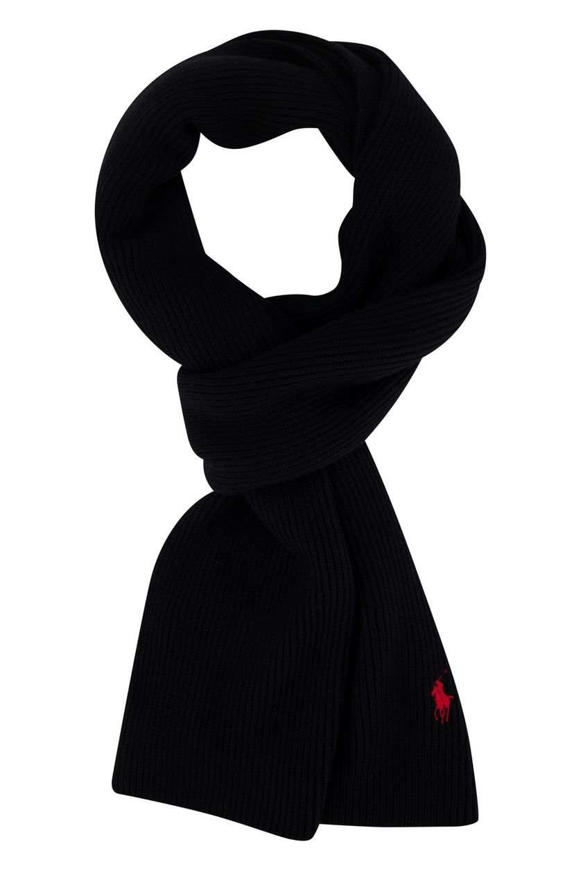 Wollen sjaal Ralph Lauren zwart