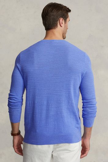 Ralph Lauren trui Big & Tall blauw met ronde hals
