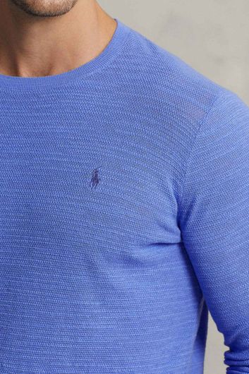 Ralph Lauren trui Big & Tall blauw met ronde hals