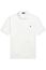 Ralph Lauren Big & Tall poloshirt wit met donkerblauw logo