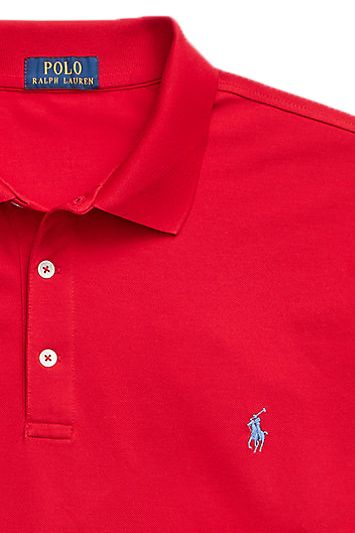 Ralph Lauren Big & Tall polo rood met logo