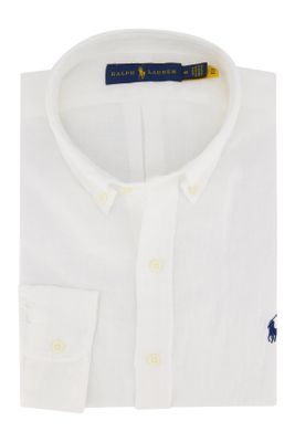 Polo Ralph Lauren Ralph Lauren Big & Tall overhemd wit met logo linnen