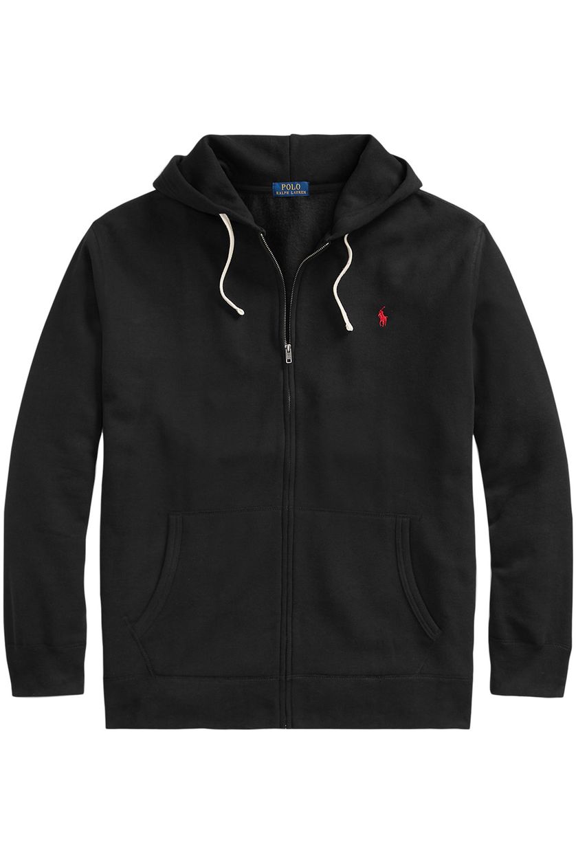 Ralph Lauren Big & Tall hoody zwart met rood logo