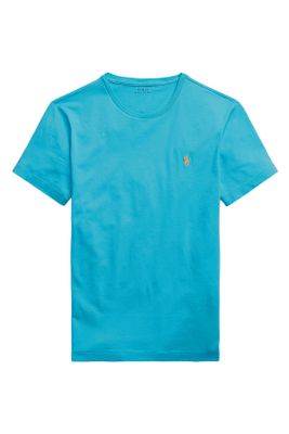 Polo Ralph Lauren Ralph Lauren Big & Tall T-shirt blauw met oranje embleem