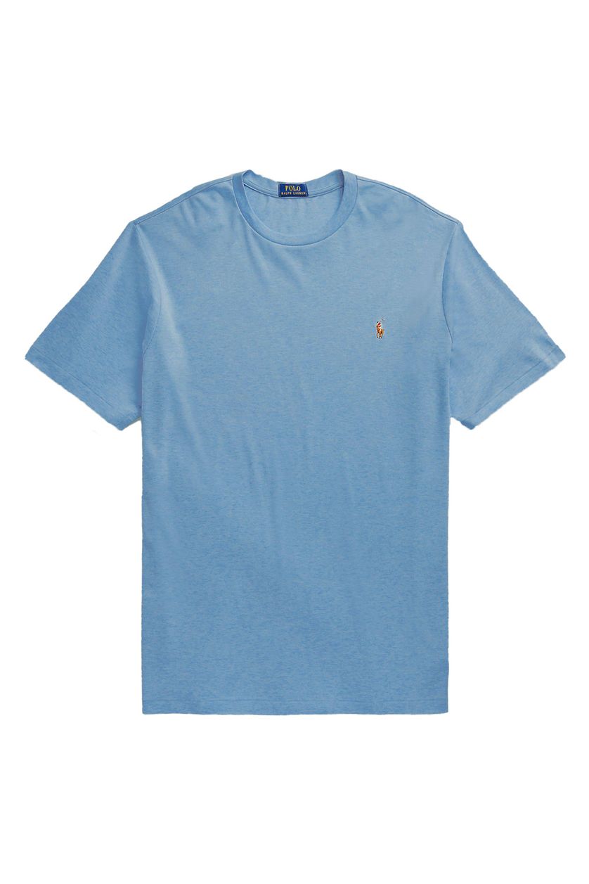 Ralph Lauren Big & Tall T-shirt lichtblauw met logo