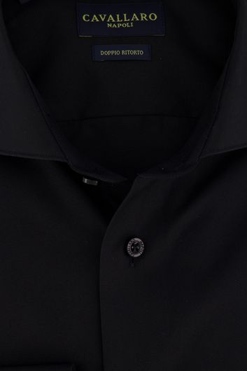 Cavallaro overhemd zwart
