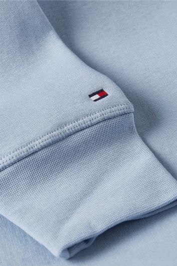 Tommy Hilfiger hoodie met logo lichtblauw