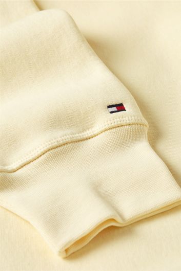 Tommy Hilfiger hoodie geel met logo