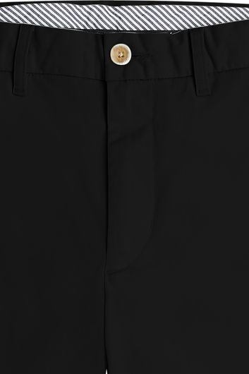 Big & Tall korte broek Tommy Hilfiger zwart effen katoen 
