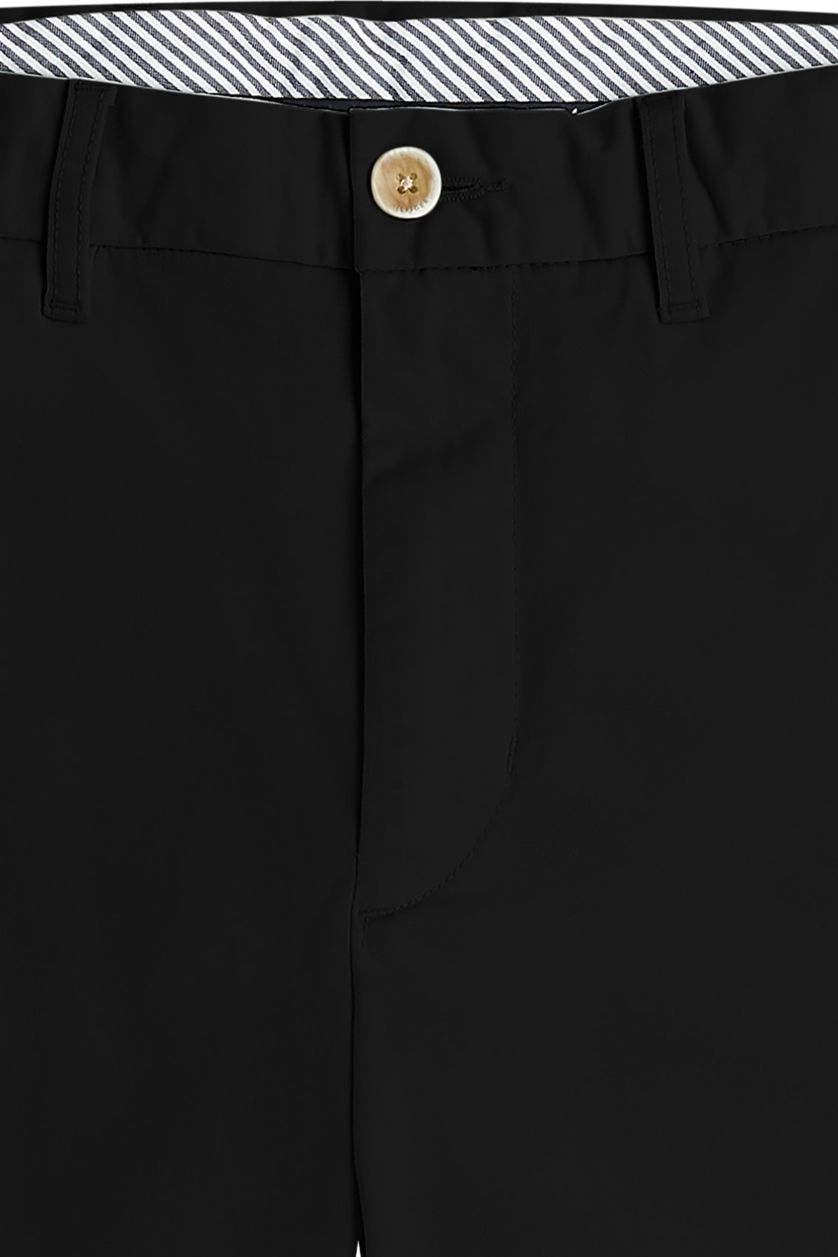 Tommy Hilfiger korte broek Big & Tall zwart effen katoen 