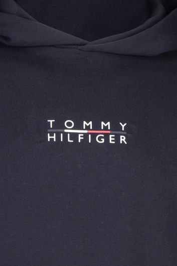 Hoodie Tommy Hilfiger navy logo