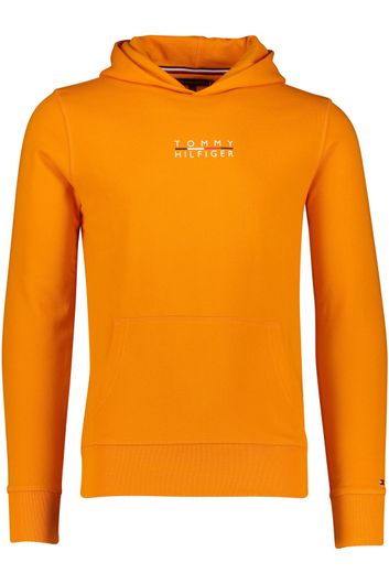 Tommy Hilfiger hoodie oranje capuchon
