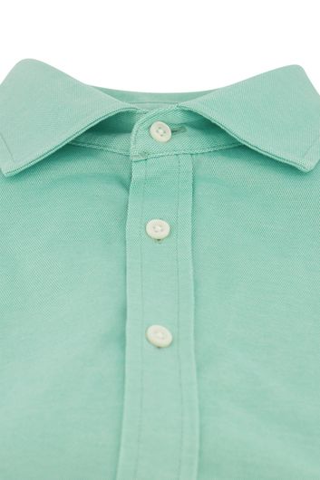 Overhemd Tommy Hilfiger turquoise effen