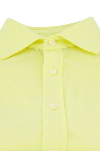 Tommy Hilfiger overhemd geel effen