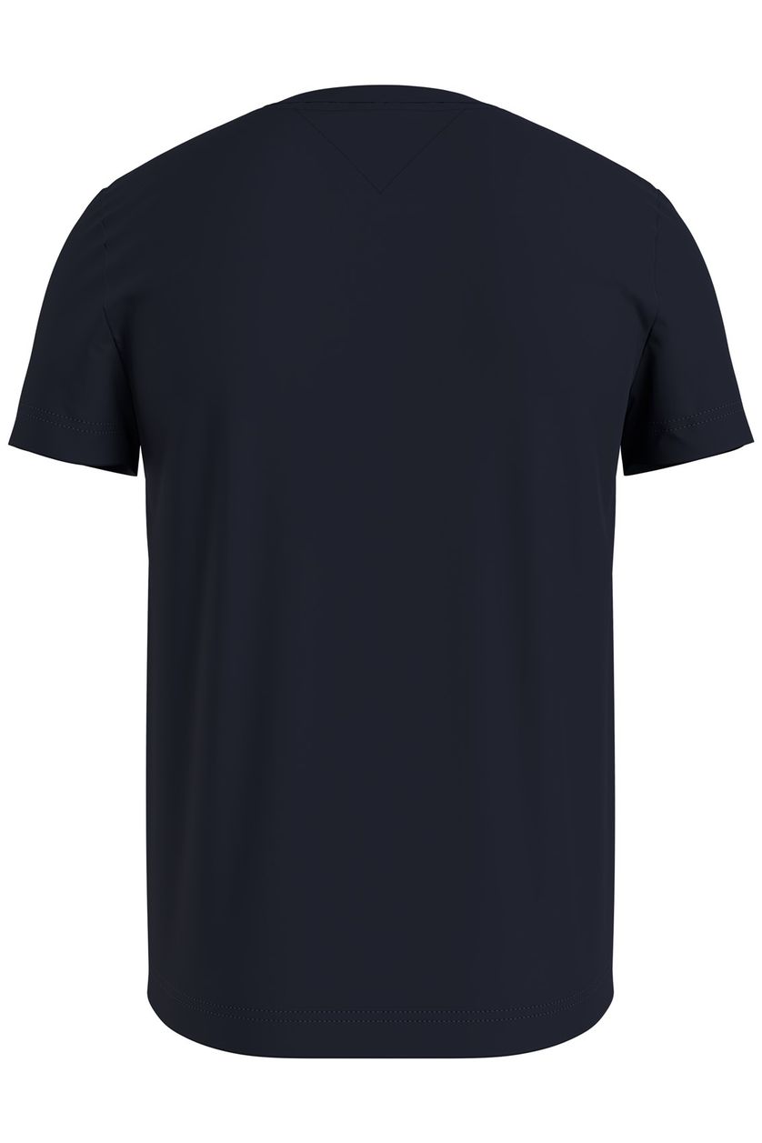 T-shirt Tommy Hilfiger navy met opdruk