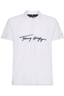 Tommy Hilfiger Tommy Hilfiger poloshirt wit met opdruk