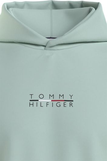 Big & Tall hoodie Tommy Hilfiger mintgroen