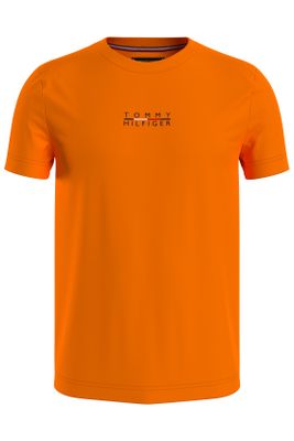 Tommy Hilfiger Tommy Hilfiger Big & Tall t-shirt met logo oranje