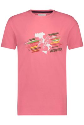 A Fish Named Fred A Fish Named Fred t-shirt roze opdruk