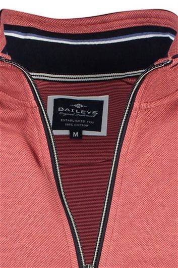 Baileys vest opstaande kraag gemeleerd rood