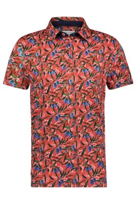 A Fish Named Fred Poloshirt A Fish Named Fred olijven print rood