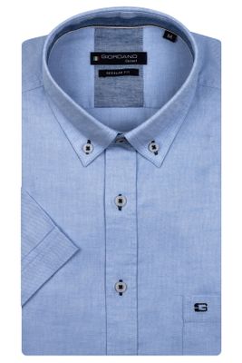 Giordano Giordano overhemd blauw Regular Fit