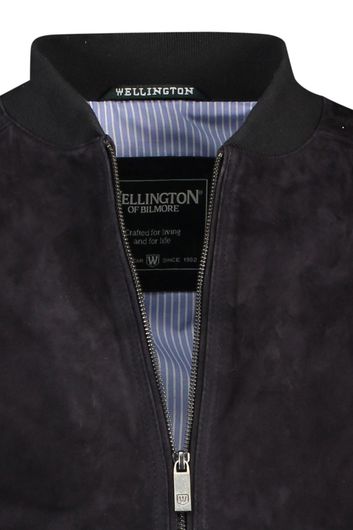 Donkerblauwe jas Wellington of Bilmore Winston