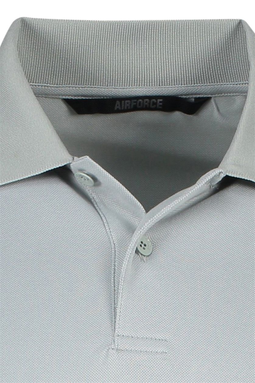 Airforce polo Badge grijs