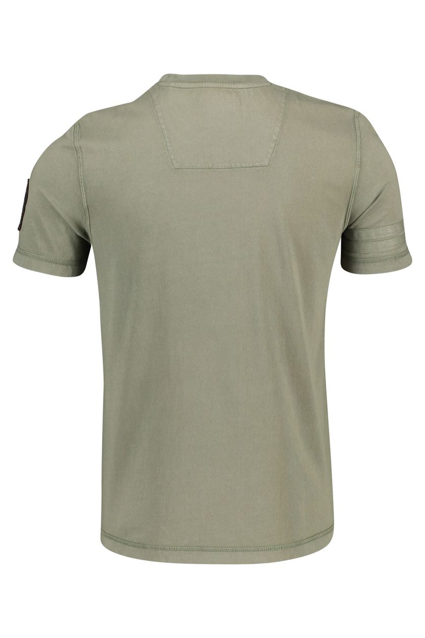 T-shirt Aeronautica Militare groen opdruk