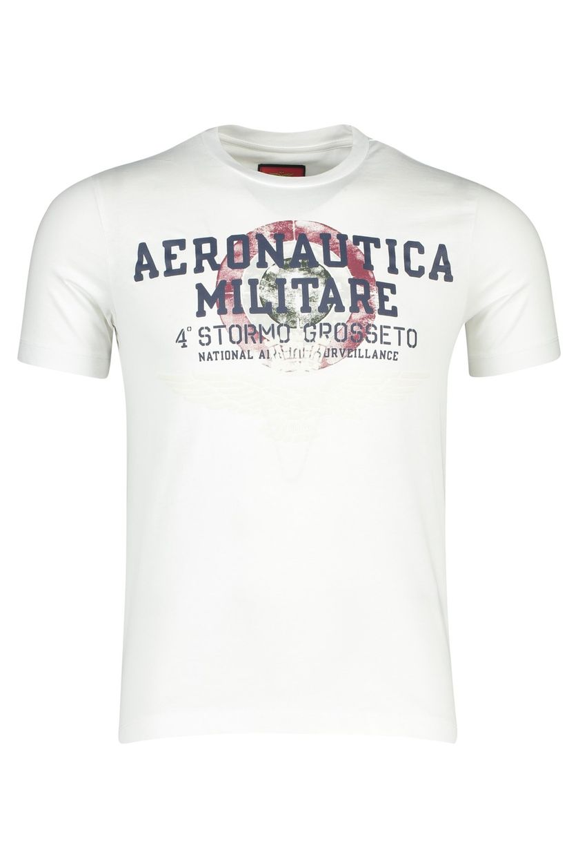 Aeronautica Militare t-shirt wit opdruk