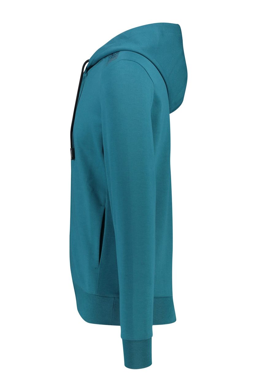 Colmar vest met capuchon groen-blauw