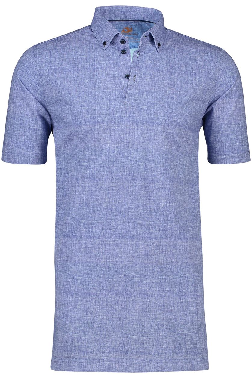Paarse polo Eden Valley extra lang Modern Fit