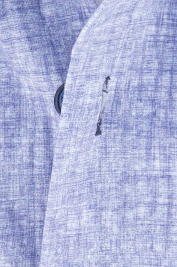 Eden Valley overhemd Modern Fit mouwlengte 7 blauw