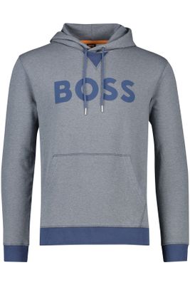 Hugo Boss Hugo Boss trui grijs met blauwe accenten model Weldni