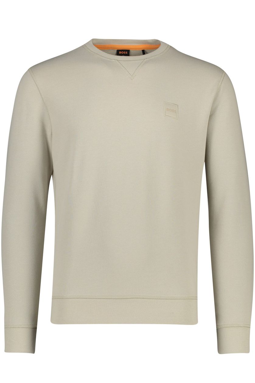 Hugo Boss sweater Westart beige | OverhemdenOnline.nl