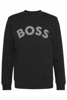 Hugo Boss Hugo Boss Btrui zwart met opdruk Big & Tall